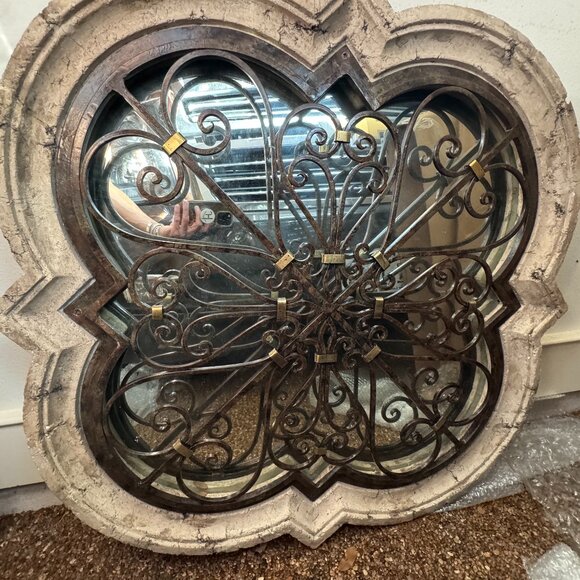 Jan Barboglio Quatrefoil Mirror - Picture 1 of 3